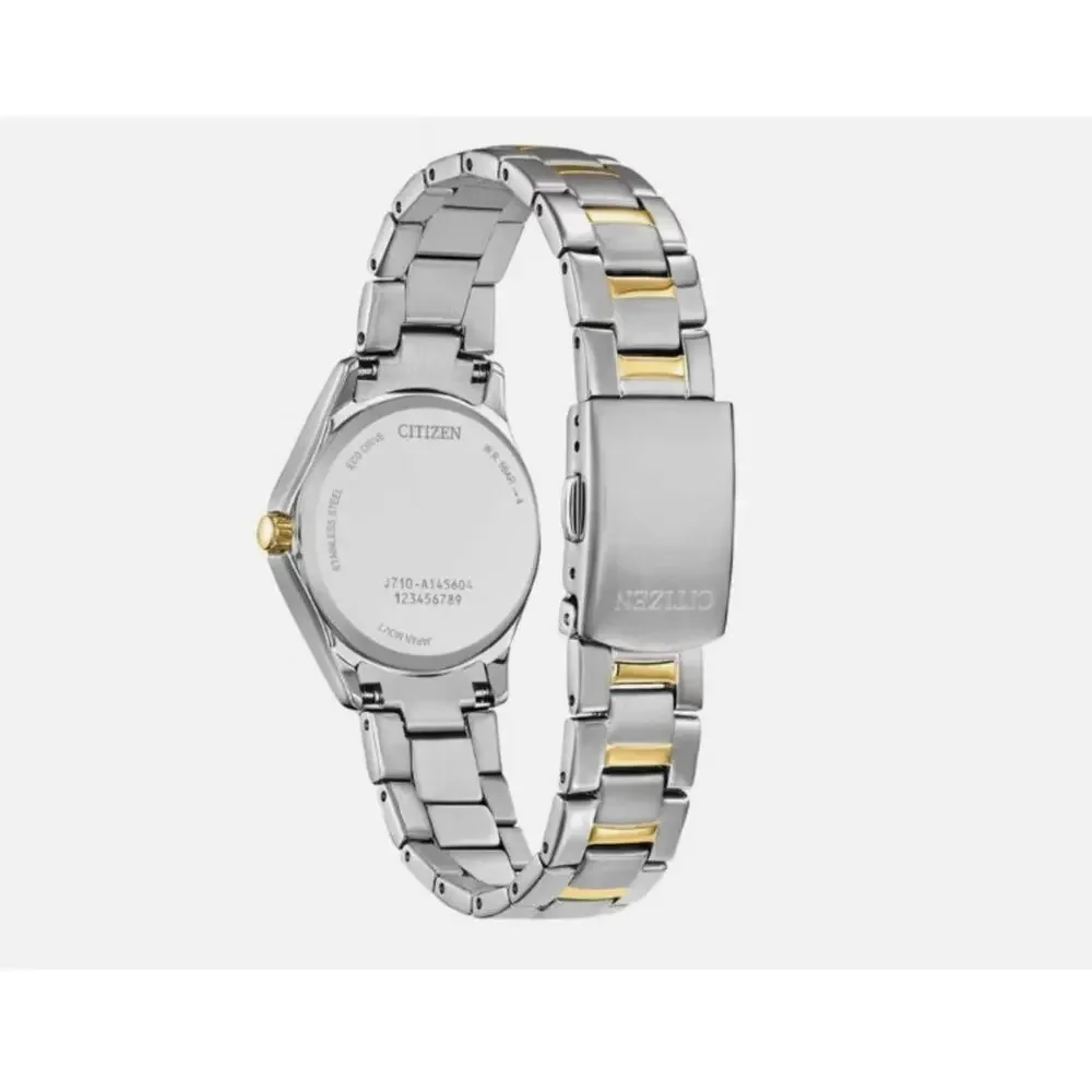 Citizen Eco Drive Gemmed MOP Dial Classic 30mm Women's Quartz Watch FE1136-59H
